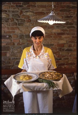 Ritratto di giovane cuoca a Urbania