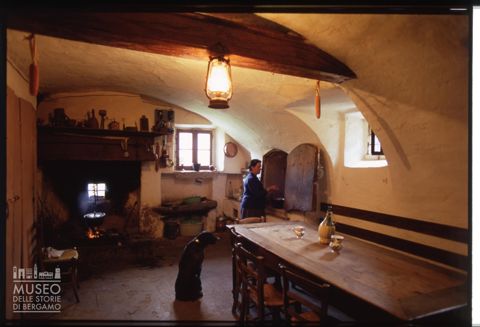Un'antica cucina a Bienno