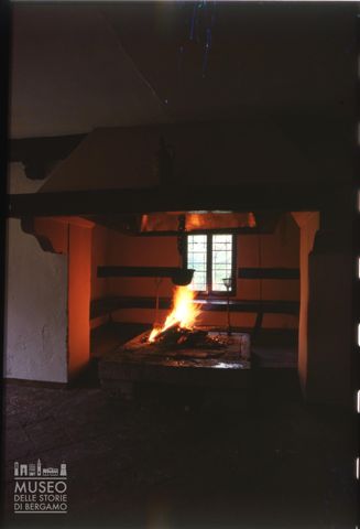 Il focolare di una casa nobile a Sospirolo