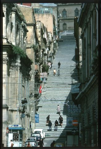 La scalinata di Santa Maria del Monte a Caltagirone