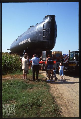 Il sommergibile Enrico Toti in sosta a Corte Madama