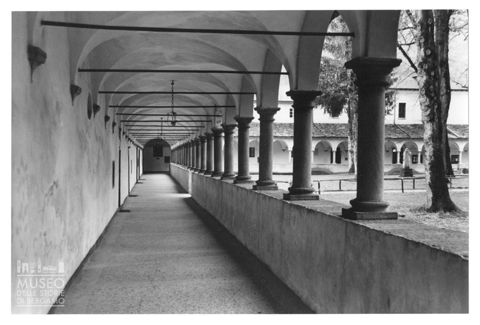 Scorcio del chiostro della Certosa di Santa Maria in Valle Pesio