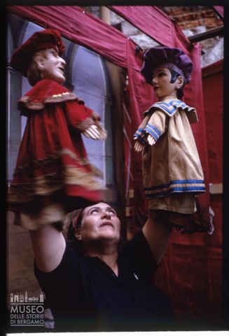 Burattinaia a Bergamo