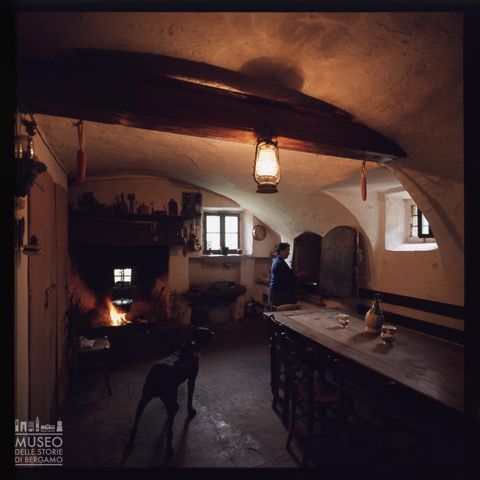 Un'antica cucina a Bienno