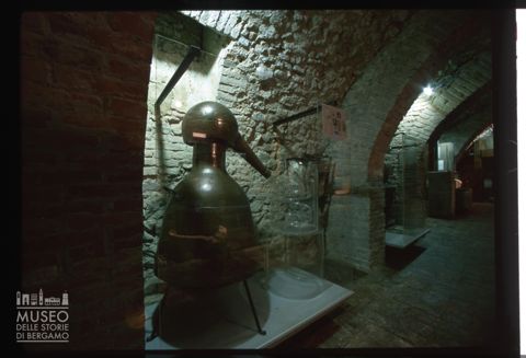 Un distillatore seicentesco nel Museo del Vino a Torgiano