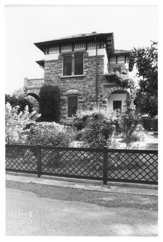 Una villa dei dirigenti nel Villaggio Operaio di Crespi d'Adda