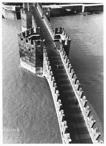 Il Ponte Scaligero sull'Adige a Verona