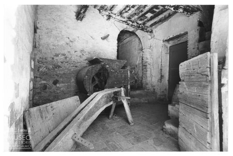 Interno di una cascina a Chigiano