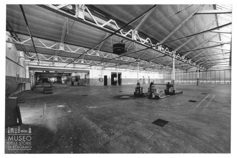 Un capannone del Cotonificio Benigno Crespi nel Villaggio Operaio di Crespi d'Adda