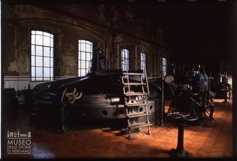 I macchinari della centrale idroelettrica del Villaggio Operaio di Crespi d'Adda