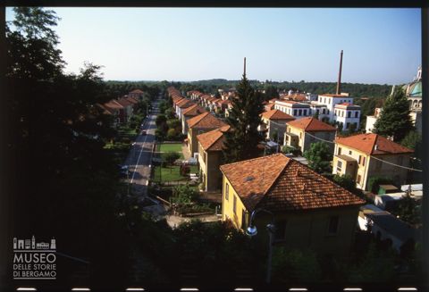 Veduta del Villaggio Operaio di Crespi d'Adda
