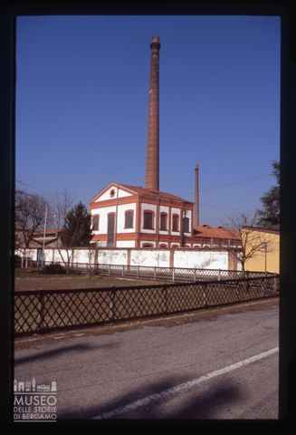 Uno dei capannoni del Cotonificio Benigno Crespi nel Villaggio Operaio di Crespi d'Adda