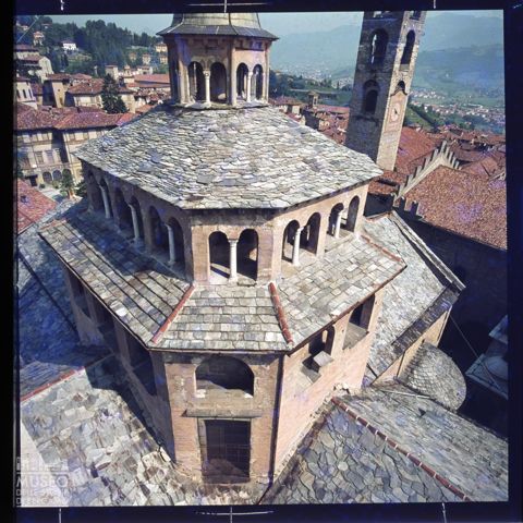 La cupola della basilica di Santa Maria Maggiore a Bergamo