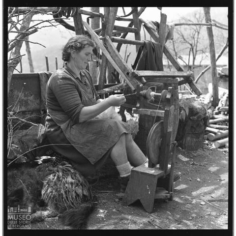 La filatura della lana in Valle Imagna