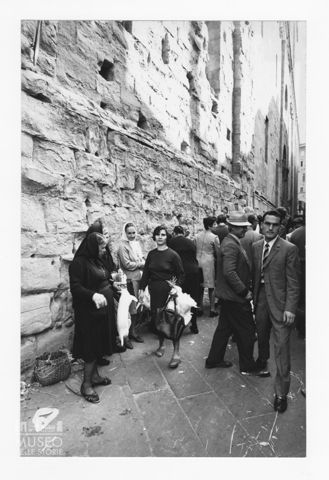 Scena di vita quotidiana ad Arezzo