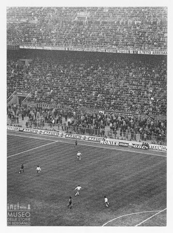 L'incontro Inter - Lazio allo Stadio Giuseppe Meazza di Milano