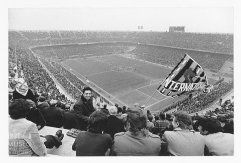L'incontro Inter - Lazio allo Stadio Giuseppe Meazza di Milano