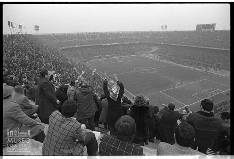 L'incontro Inter - Lazio allo Stadio Giuseppe Meazza di Milano