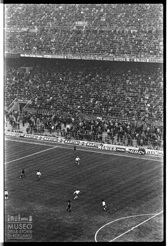 L'incontro Inter - Lazio allo Stadio Giuseppe Meazza di Milano
