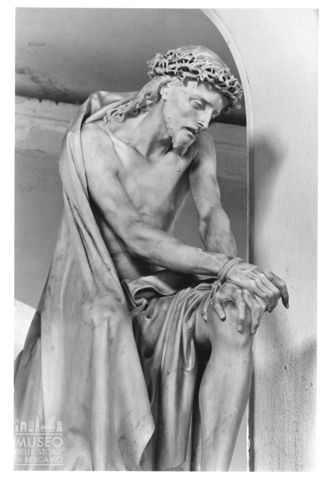 L'Ecce Homo di Vincenzo Vela nell'Oratorio di San Felice nel cimitero di Velate