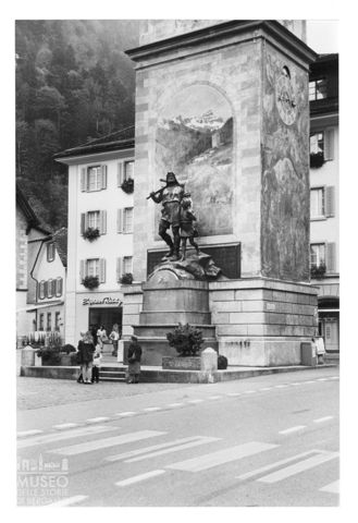 Scorcio della piazza del mercato di Altdorf