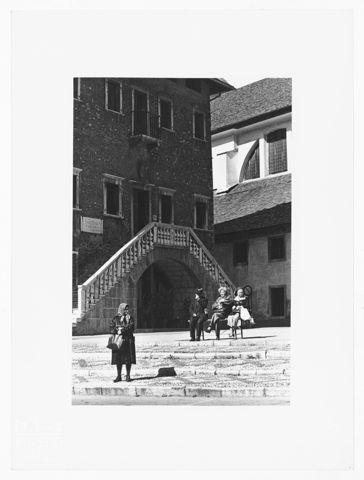 Scorcio di piazza Tiziano a Pieve di Cadore