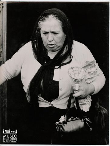 Ritratto di pellegrina a Caravaggio
