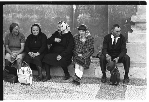 Ritratto di pellegrini a Caravaggio