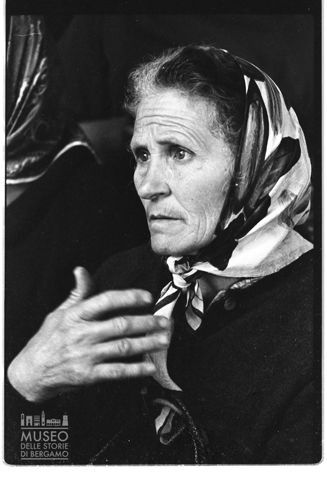 Ritratto di pellegrina a Caravaggio