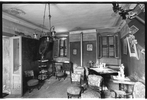 Interno della casa del dottor Nicola in vicolo Spalti a Caravaggio
