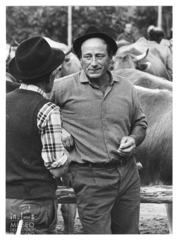 Ritratto d'uomo alla Mostra Bovina Zootecnica di Serina