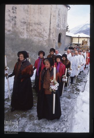 Processione in occasione della festa di San Vincenzo a Giaglione