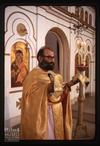 Celebrazione della messa pasquale a Frascineto