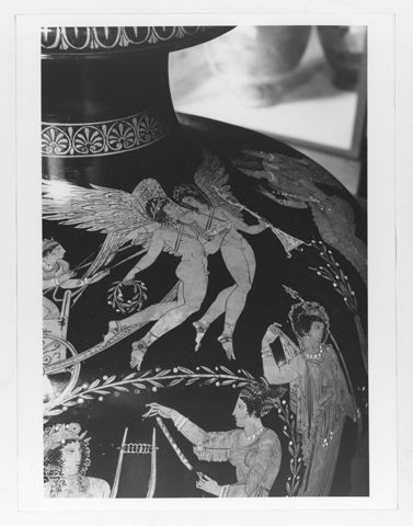 Particolare di un vaso del Museo Archeologico di Firenze