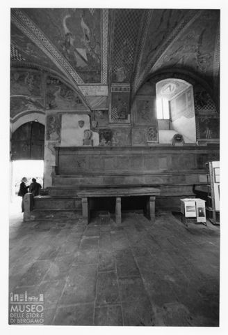 Il cortile del Palazzo Pretorio di Pistoia