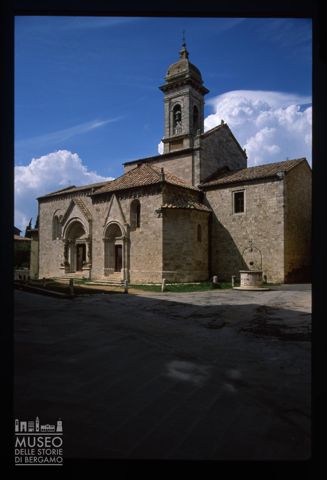 La collegiata dei Santi Quirico e Giulitta a San Quirico d'Orcia
