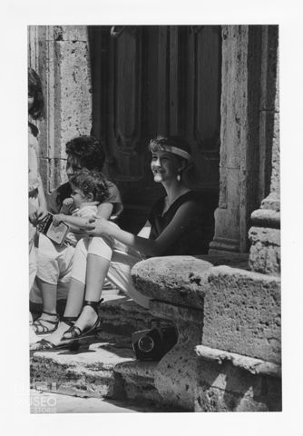 Scena di vita quotidiana a Montepulciano