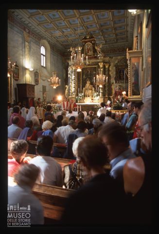 Nella chiesa di San Lorezo a Pontechianale