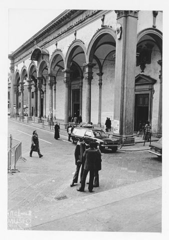 Scena di vita quotidiana a Firenze