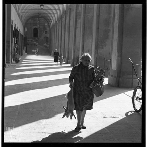 Scena di vita quotidiana ad Arezzo