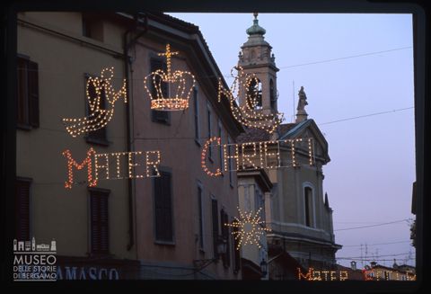 Scorcio di via Borgo Santa Caterina a Bergamo