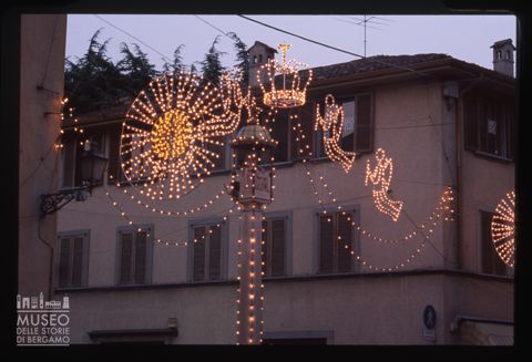 Scorcio di via Borgo Santa Caterina a Bergamo
