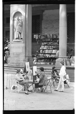 Artisti di strada a Firenze