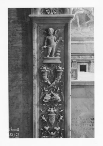 Particolare del coro del Duomo di San Martino a Pietrasanta