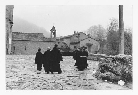Frati nell'Eremo della Verna
