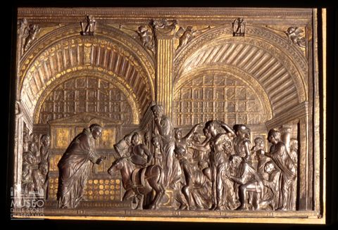 Particolare della decorazione dell'altare della basilica di Sant'Antonio a Padova