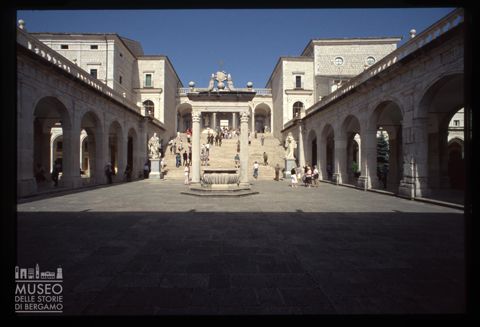 Nell'abbazia benedettina di Montecassino