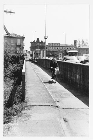 Il ponte sul fiume Montone nei pressi di Porta Schiavonia a Forlì