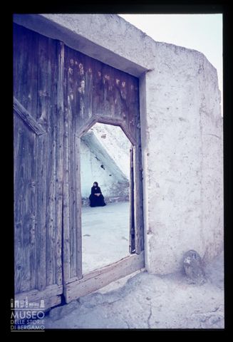 Un cortile a Galtellì