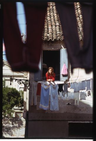 Donna alla finestra a Chioggia